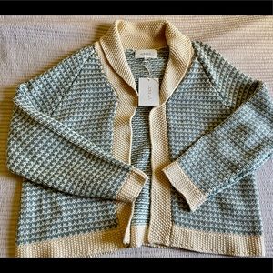 Brand new The Great Mini check Lodge Cardigan , size 1/ Small